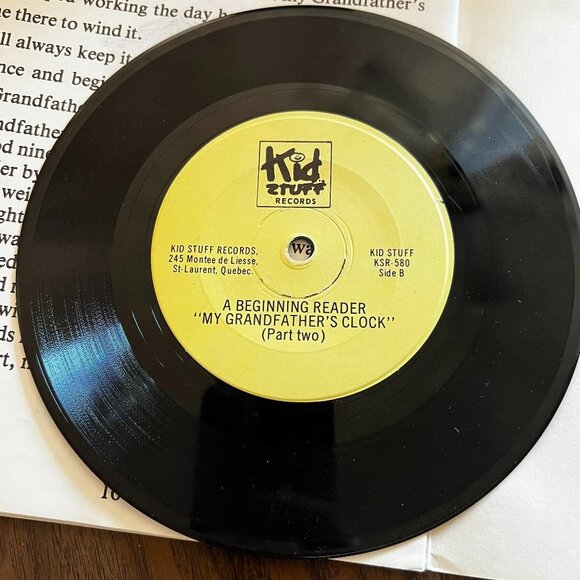 Vintage Kid Stuff Records and Book A Beginning Reader  My Grandfather's clock - Picture 9 of 11